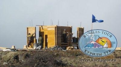 Строительство часовни на Курильских островах