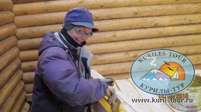 Строительство часовни на Курильских островах